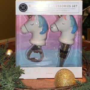 Unicorn wine accessories